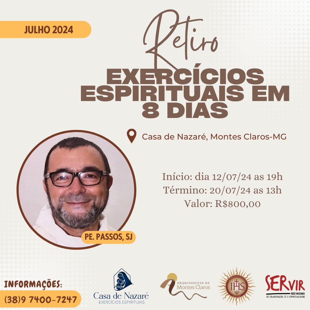 Exercícios Espirituais de 8 dias em Minas Gerais