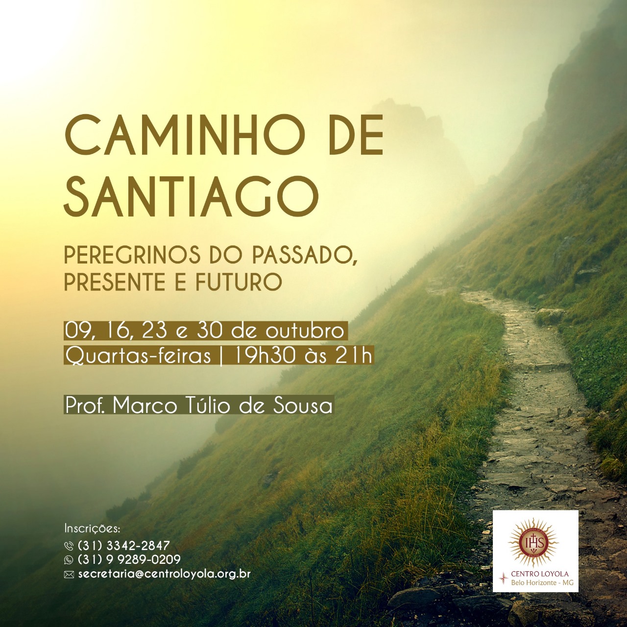 Caminho de Santiago: peregrinos do passado, presente e futuro (curso presencial)