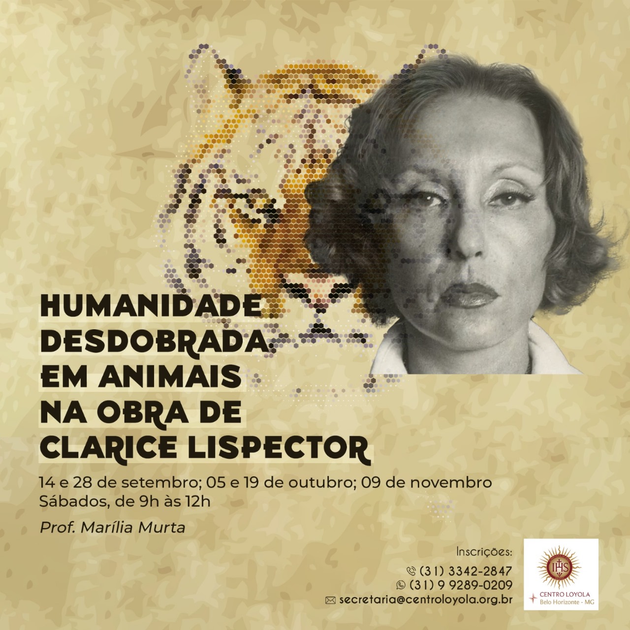 Humanidade desdobrada em animais na obra de Clarice Lispector (curso presencial)