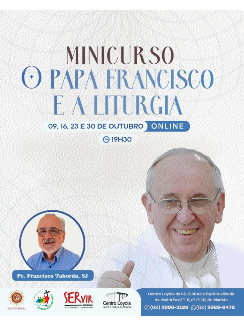 Minicurso on-line | O Papa Francisco e a Liturgia