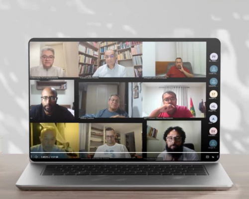 Jesuítas participam de encontro on-line sobre a relação do Evangelho de João e os Exercícios Espirituais - Banner NOTÍCIA